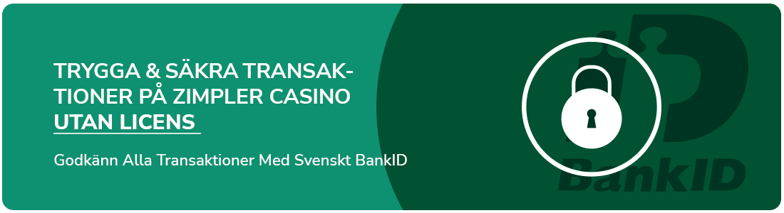Trygga och säkra transaktioner med BankID på casino med Zimpler
