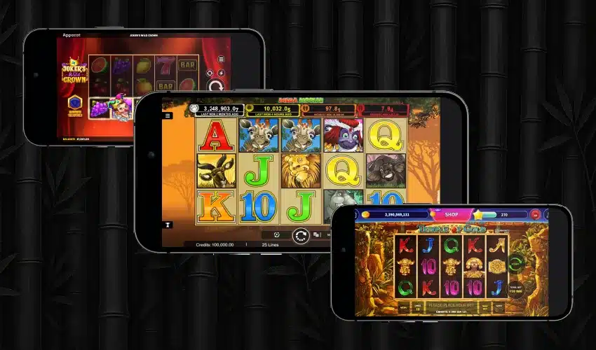 Golden panda casino på mobilen. Joker's Crown, Mega Moolah