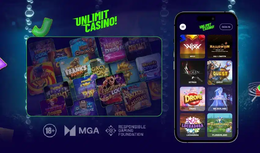 Unlimit casino! 
18+ MGA Responsible Gaming Foundation
Sign in 
Wixx Halloween 
Hitman Quest 
Dropz Wilderland 
Luchadora 
Plunderland