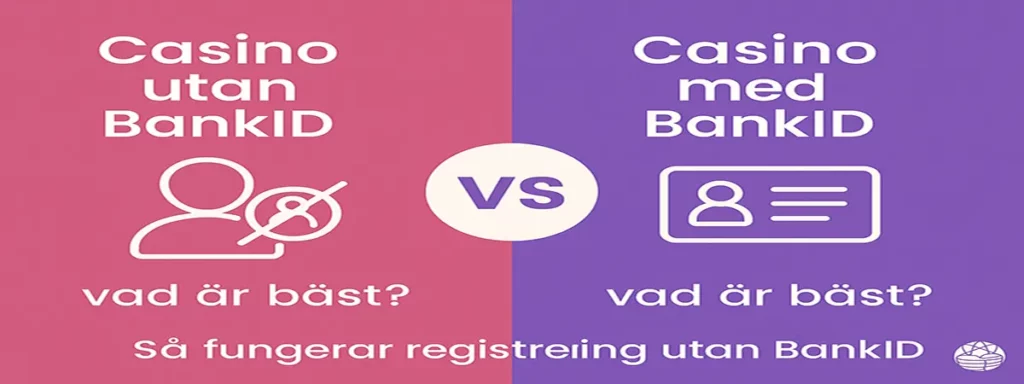 Casino utan BankID vs Casino med BankID