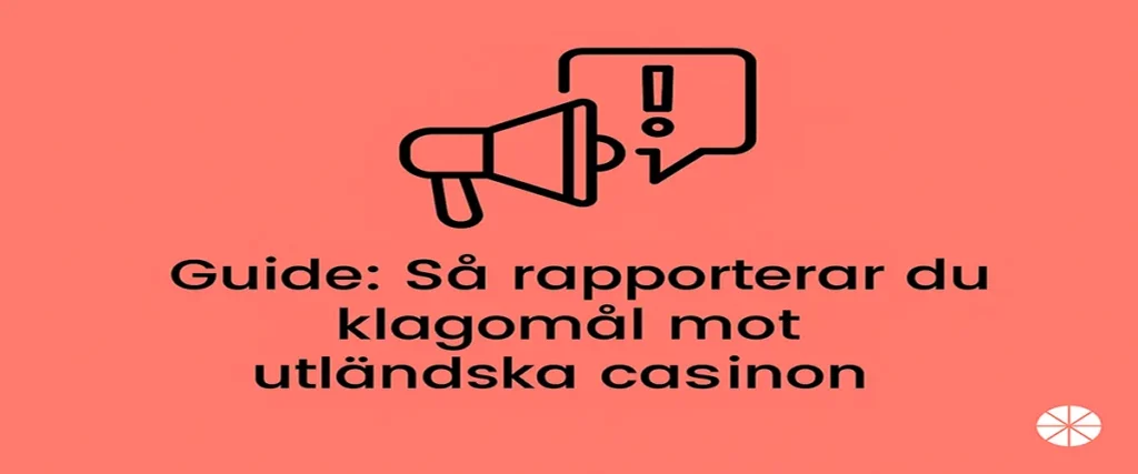 Så rapporterar du klagomål på casinon utan Spelpaus
