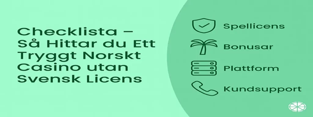 Så hittar du trygga norska casinon