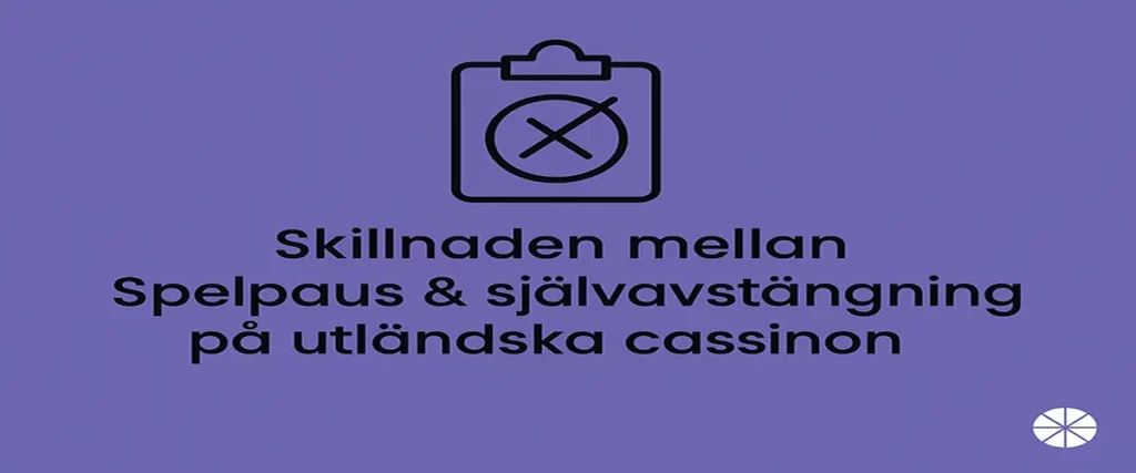 Skillnaden mellan Spelpaus och självavstängning