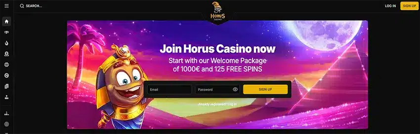 Horus Casino med E-sport betting