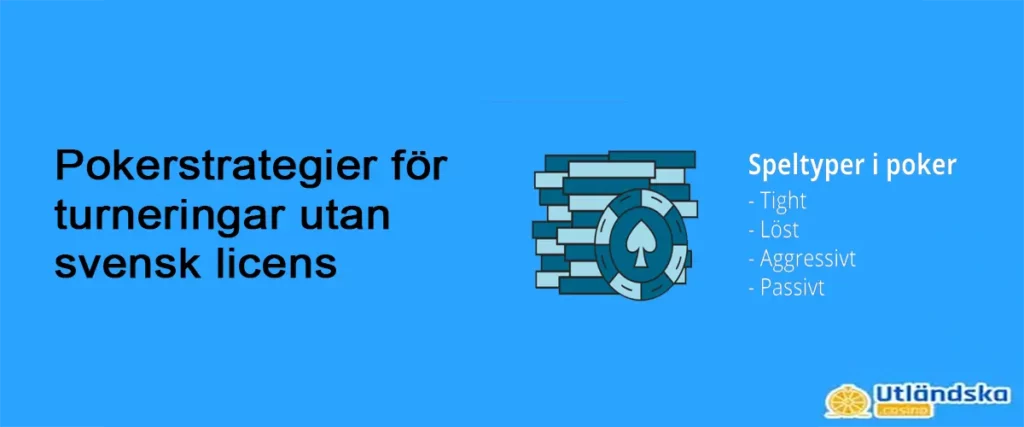 Pokerstrategier utan svensk licens