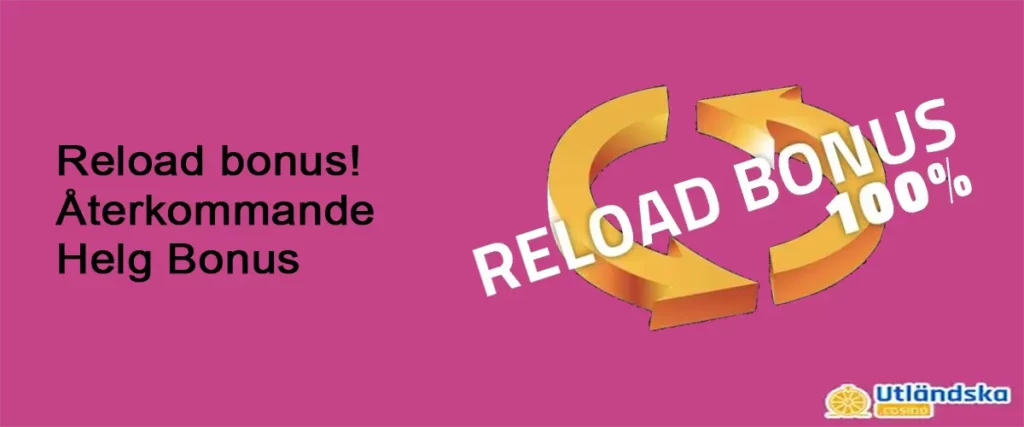 Reload Bonusar ger dig mera erbjudanden varje vecka